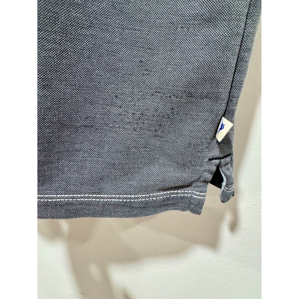 Tommy Bahama Mens Gray Tencel Blend Short Sleeve Polo Shirt Size M - Picture 4 of 7